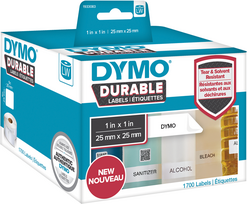 Dymo LabelWriter Address - Klebeetiketten - weiß - 25 x 25 mm 1700 Etikett(en) (1 Rolle(n) x 1700) (1933083)