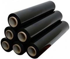 Pakavimo plėvelė  Stretch 450mm/17mic. 200m, juoda