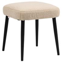 Pufas drabužinėje ar svetainėje, minkštas, smėlio spalvos