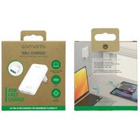 4smarts FlatPlug Dual 45W GaN Charger, 2xUSB-C, white