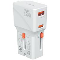 4smarts 25W World Travel Charger, USB-C + A