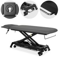 Elektrinis kosmetologinis terapijos stalas Evero Cross X4 Ergo Satin Comfort K722 Grey