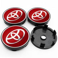 4 vnt. 56+60 mm Automobilio ratlankio centro lipdukai Dangteliai Ratlankio apdangalas Automobilio aksesuaras Toyota Prado Yaris Hilux Verso Fortuner Supra