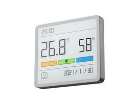 Temperatūros ir drėgmės matuoklis su laikrodžiu MOVA MTHM01