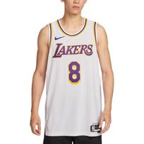 Nike Association Edition NBA Kobe Bryant 8 Los Angeles Lakers Kvėpuojantis Sportinis Siauro kirpimo Berankovis Krepšinio marškinėliai Vyriški marškinėliai DM5911-102 40