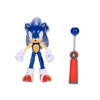 Sonic the Hedgehog Sonic veiksmo figūrėlė su mėlynu patikrinimo tašku. Nuo 3 metų. Licencijuotas 4 colių priedas, (Oficialiai Sega)