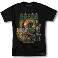 BOBA Fett ACDC Hunters From Hell Shirt Star Wars Graphic Design T-Shirt Unisex T-Shirt M