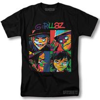 Gorillaz Shirt Demon Days Rock Merch Concert Tour Vntg Graphic T-Shirt Unisex T-Shirt XXL