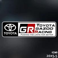 Automobilio emblemos logotipo lipdukas kėbulo galinio vaizdo veidrodėlio lango galinio stiklo apdailos lipdukas Toyota GE modifikuotam TRD Corolla Camry 20x5.5cm