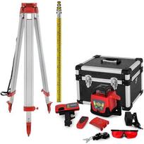 Niveau Laser Rotatif - VEVOR - Autonivelant - 500 m - IP54 - Trépied inclus raudona