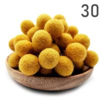 10/30 vnt. 2 cm veltinio kamuoliukai Apvalūs veltinio pomponai Mišrios spalvos Didmeninė prekyba 30 spalvų Vaikų žaislai Kalėdinė dekoracija Pasidaryk pats Siuvimo reikmenys 20x20mm