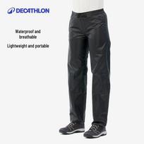 Decathlon vyriškos NH500 vandeniui atsparūs žygio lietaus kelnės XL