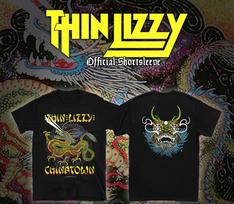 Vintažinis Thin Lizzy Chinatown Albumas Grupės Marškinėliai Trumpomis Rankovėmis Visų Dydžių S iki 5XL IL921 Unisex Marškinėliai XXL