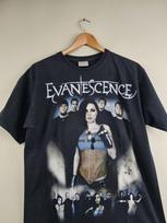 2003 Evanescence Roko Grupė Juodi Trumpomis Rankovėmis Unisex Marškinėliai Pakartotinis Spaudas Unisex Marškinėliai XXL
