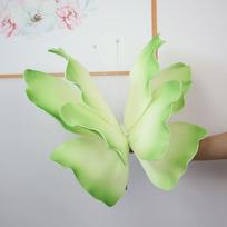 50cm milžiniškas krepinio popieriaus drugelis dirbtinis 3D PE drugelis naujas imituotas netikras drugelis žalia