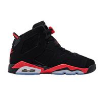 Air Jordan 6 Retro GS Reverse Infrared Pardavėjo Vaikų Sportbačiai Juodi Šviesiai Raudoni IQ1275-001 35.5