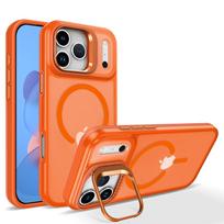 New Matte Clear With Holder Shockproof Magnetic Magsafe Wireless Charge Phone Case for IPhone 17 17Pro 17 Air 17 Pro Max Cover For iPhone 17 Pro