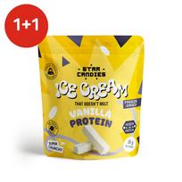 STAR CANDIES Šaltyje džiovinti vanilės skonio proteininiai ledai 16g
