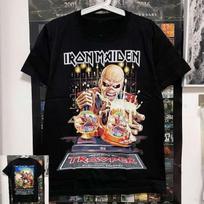 Tailandietiška versija Iron Maiden Tailando importuoti Rock Metal grynos medvilnės marškinėliai Aukščiausios klasės prabanga karštas produktas Unisex medvilniniai oversized marškinėliai S
