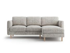 L formos minkštas kampas Micadoni Home Eden, Beige Melange