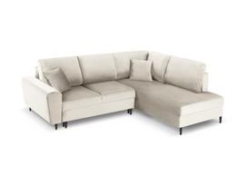 Minkštas kampas su miegojimo funkcija Micadoni Home Kyoto, Light Beige