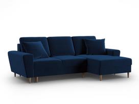 Minkštas kampas su miegojimo funkcija Micadoni Home Kyoto, Royal Blue