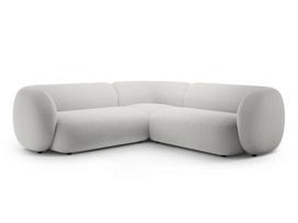 U formos minkštas kampas Micadoni Home Kate, Light Grey