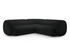 U formos minkštas kampas Micadoni Home Kate, Black