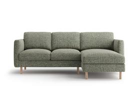 L formos minkštas kampas Micadoni Home Eden, Moss Green Melange