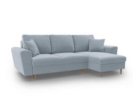Minkštas kampas su miegojimo funkcija Micadoni Home Kyoto, Light Blue