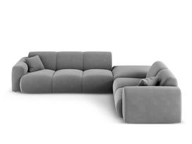 U formos minkštas kampas Micadoni Home Nolio, Light Grey