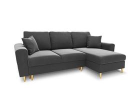 Minkštas kampas su miegojimo funkcija Micadoni Home Kyoto, Light Grey