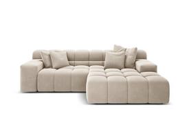 L formos minkštas kampas Micadoni Home Hawaii, Light Beige, Kairinis variantas