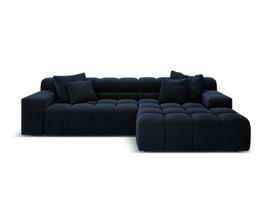 L formos minkštas kampas Micadoni Home Hawaii, Navy Blue