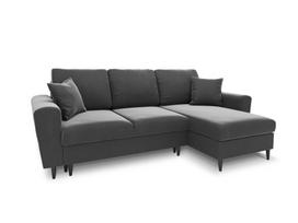 Minkštas kampas su miegojimo funkcija Micadoni Home Kyoto, Light Grey