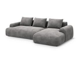 Minkštas kampas su miegojimo funkcija Micadoni Home Calma, Grey