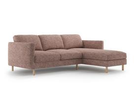 L formos minkštas kampas Micadoni Home Eden, Pink Melange