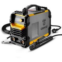 DEKO Soudeuse MMA 220 V, support d'électrode de Machine à souder ARC 200A, pince de travail, câble adaptateur d'alimentation d' A36
