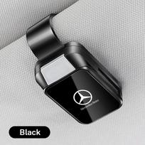 Naujas aukštos klasės stiliaus automobilio akinių dėklas-spaustukas Saulės akiniai Mercedes Benz A W203 W204 W177 W247 C200L W205 W176 W16 E300 GLC GLK CLA balta