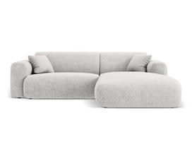 L formos minkštas kampas Micadoni Home Nolio, Light Grey