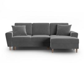 Minkštas kampas su miegojimo funkcija Micadoni Home Kyoto, Light Grey