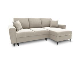 Minkštas kampas su miegojimo funkcija Micadoni Home Kyoto, Light Beige