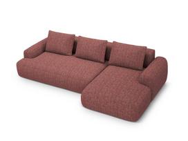 Minkštas kampas su miegojimo funkcija Micadoni Home Calma, Red