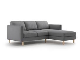 L formos minkštas kampas Micadoni Home Eden, Grey