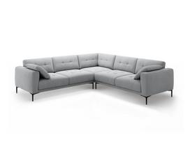 L formos minkštas kampas Micadoni Home Bemy, Grey