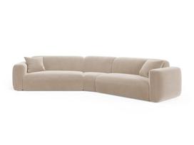 U formos minkštas kampas Micadoni Home Strino, Beige