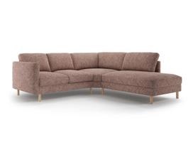 L formos minkštas kampas Micadoni Home Eden, Pink Melange