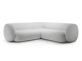 U formos minkštas kampas Micadoni Home Kate, Light Grey Melange