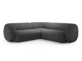 U formos minkštas kampas Micadoni Home Kate, Dark Grey Melange