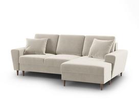 Minkštas kampas su miegojimo funkcija Micadoni Home Kyoto, Light Beige